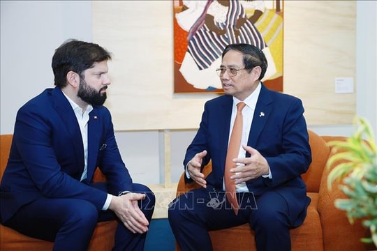 Việt Nam coi trọng quan hệ và thúc đẩy hợp tác nhiều mặt với Chile