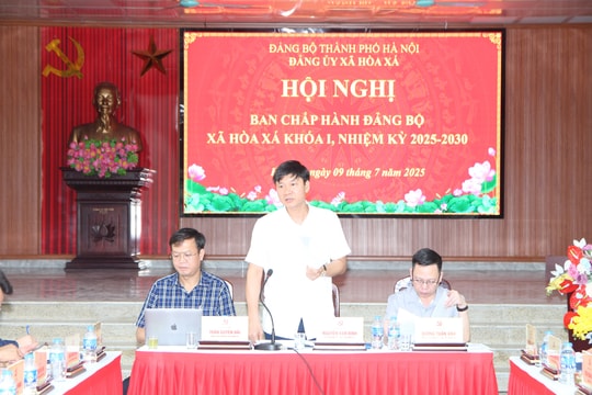 Xã Hòa Xá kiện toàn 40 tổ chức cơ sở Đảng