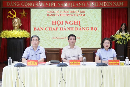 Đảng bộ phường Cửa Nam, TP Hà Nội: Tổ chức hội nghị Ban Chấp hành Đảng bộ mở rộng phường lần thứ 2