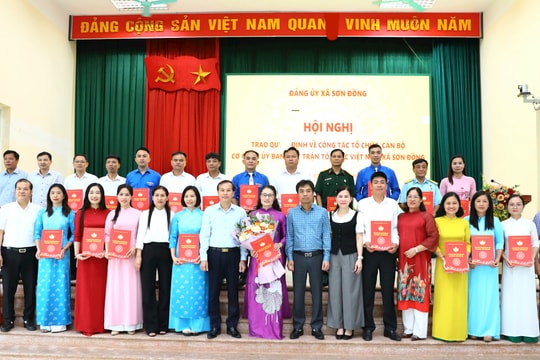Mặt trận Tổ quốc xã Sơn Đồng triển khai nhiệm vụ 6 tháng cuối năm 2025