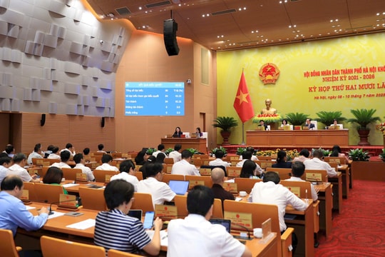 Thông qua chương trình giám sát của HĐND thành phố Hà Nội năm 2026