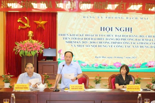 Phường Bạch Mai: Trước ngày 20-7 hoàn thành đại hội tổ chức Đảng trực thuộc