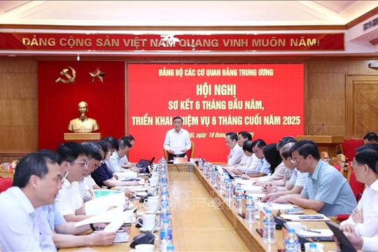 Ban Chấp hành Đảng bộ các cơ quan Đảng Trung ương triển khai nhiệm vụ 6 tháng cuối năm