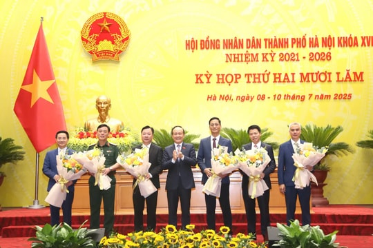 HĐND thành phố Hà Nội bầu bổ sung 4 Ủy viên UBND Thành phố nhiệm kỳ 2021-2026