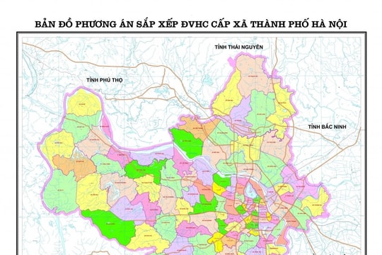 Tra cứu dễ dàng đơn vị hành chính 126 xã, phường tại Hà Nội qua bản đồ số iHanoi