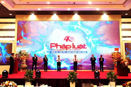 Báo Pháp luật Việt Nam kỷ niệm 40 năm xuất bản số đầu tiên và ra mắt Tòa soạn hội tụ