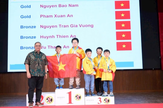 Việt Nam thắng lớn ở giải cờ vua các nhóm tuổi Đông Nam Á