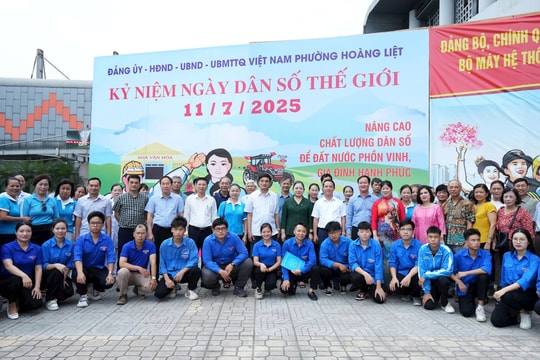 Phường Hoàng Liệt có nhiều hoạt động hưởng ứng Ngày Dân số thế giới