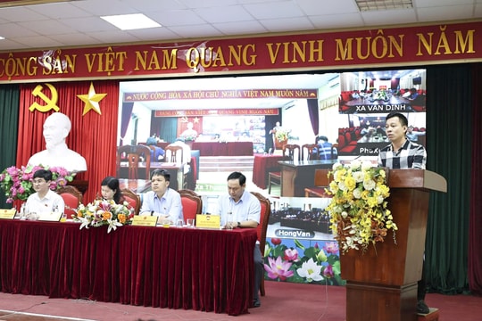 Cử tri xã Thường Tín kiến nghị đẩy nhanh thi công Dự án đường sắt tốc độ cao Bắc - Nam