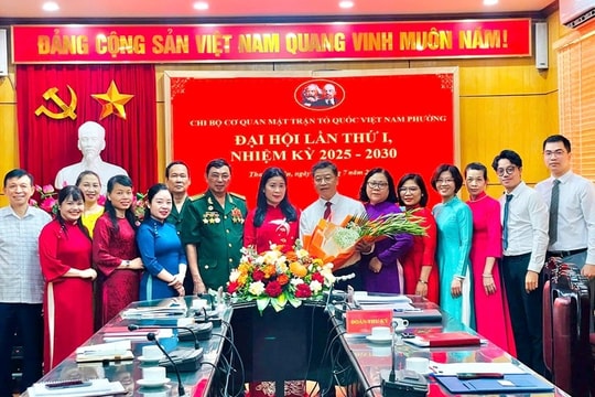 Ủy ban MTTQ Việt Nam phường Thanh Xuân Phát huy sức mạnh đại đoàn kết, tăng cường kỷ cương, trách nhiệm