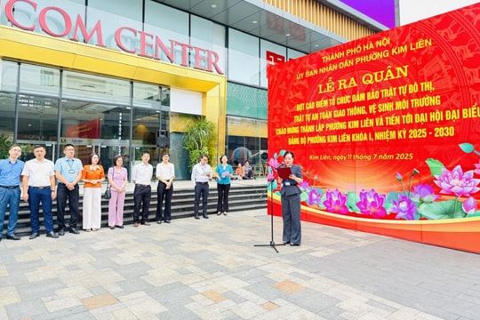 Phường Kim Liên đảm bảo trật tự đô thị, xây dựng không gian sống văn minh, hiện đại
