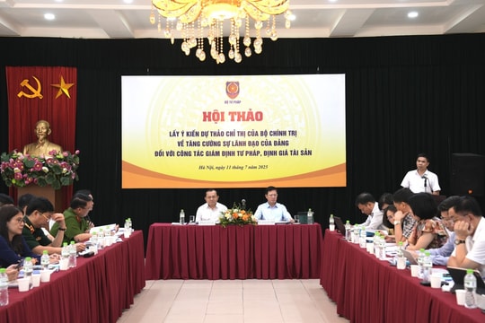 Tăng cường sự lãnh đạo của Đảng đối với công tác giám định tư pháp, định giá tài sản
