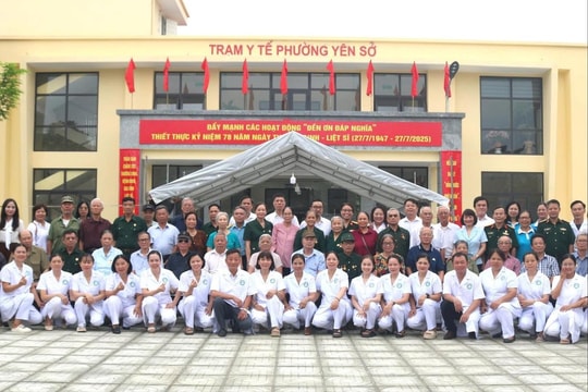 Phường Yên Sở tri ân hơn 80 thương binh, gia đình liệt sĩ, người có công với cách mạng