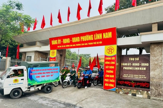Phường Lĩnh Nam thi đua vì môi trường xanh - sạch - đẹp