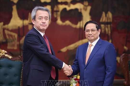 Thủ tướng Phạm Minh Chính tiếp Tổng giám đốc Tập đoàn Marubeni, Nhật Bản