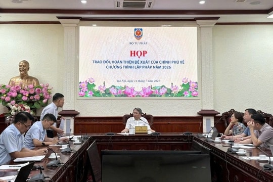 Hoàn thiện Đề xuất của Chính phủ về Chương trình lập pháp năm 2026