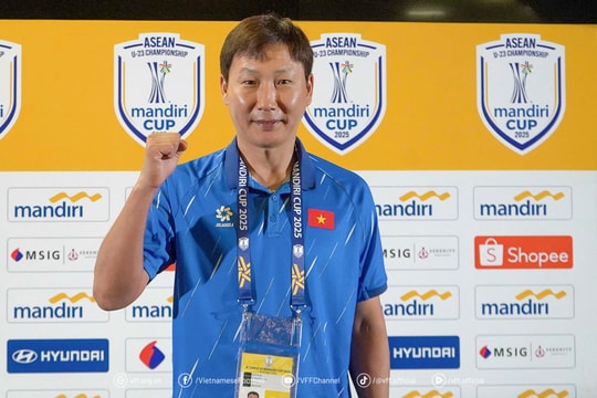 HLV Kim Sang Sik đặt mục tiêu cho U23 Việt Nam vô địch U23 Đông Nam Á