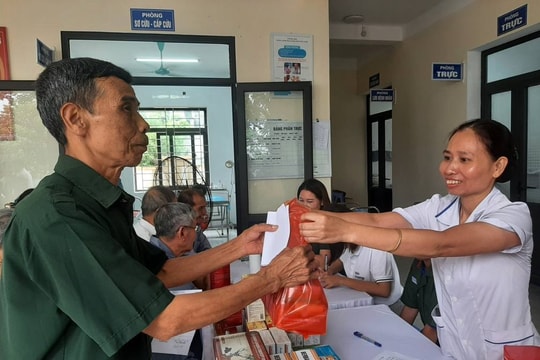 Xã Yên Xuân (Hà Nội) Tổ chức hoạt động khám bệnh đền ơn đáp nghĩa đối tượng chính sách