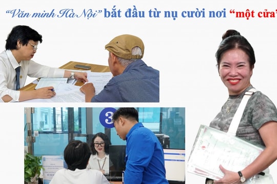 “Văn minh Hà Nội” bắt đầu từ nụ cười nơi “một cửa” Bài 1: Tạm biệt thời "hành chính hẹn hò" nơi công sở