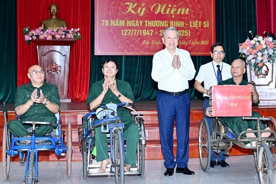 Tổng Bí thư Tô Lâm: Người có công là tài sản quý, là biểu tượng của ý chí Việt Nam