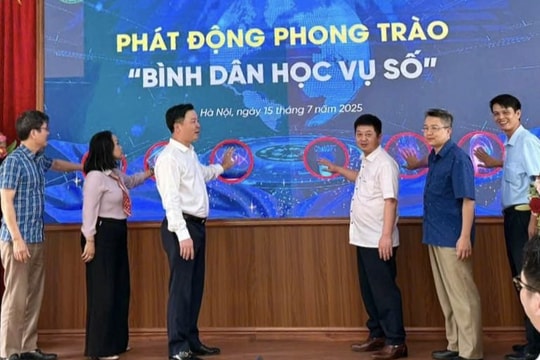 Sở Dân tộc và Tôn giáo Hà Nội phát động phong trào “Bình dân học vụ số”