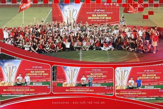 Giải bóng đá 7 người vô địch quốc gia Bia Saigon Dragon Cup 2025 Thiên Khôi FC vô địch khu vực miền Bắc với thành tích bất bại