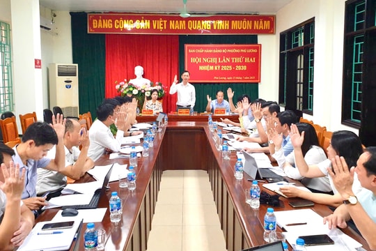 Đảng ủy phường Phú Lương ban hành nghị quyết chuyên đề về phòng cháy, chữa cháy