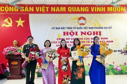 Ủy ban Mặt trận Tổ quốc Việt Nam phường Đại Mỗ Phát huy vai trò giám sát, nắm chắc tình hình cơ sở