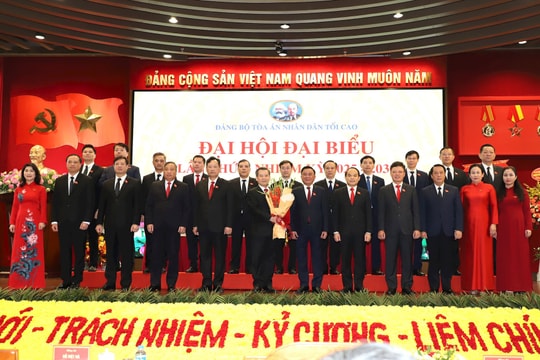 Xây dựng Đảng bộ Tòa án nhân dân Tối cao trong sạch, vững mạnh, đáp ứng yêu cầu, nhiệm vụ trong tình hình mới
