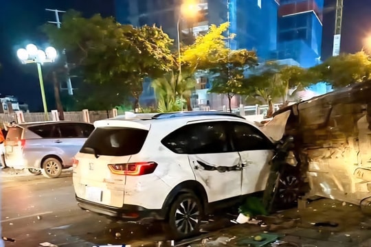 Tai nạn ở Dương Nội: Ô tô tông liên hoàn, 1 người chết, tài xế có dấu hiệu say xỉn