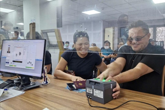 Người nước ngoài đăng ký định danh điện tử thuận tiện, nhanh chóng