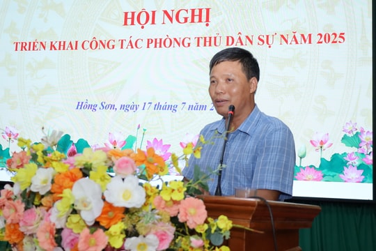 Xã Hồng Sơn sẵn sàng ứng phó sự cố thiên tai