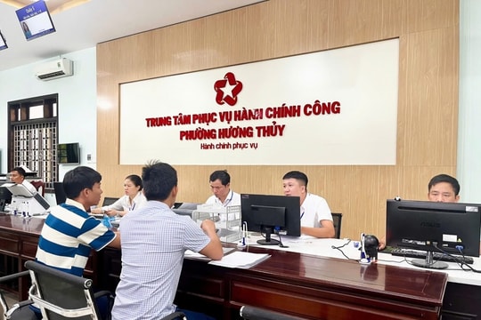 Huế dẫn đầu toàn quốc về giải quyết thủ tục hành chính cấp xã, phường