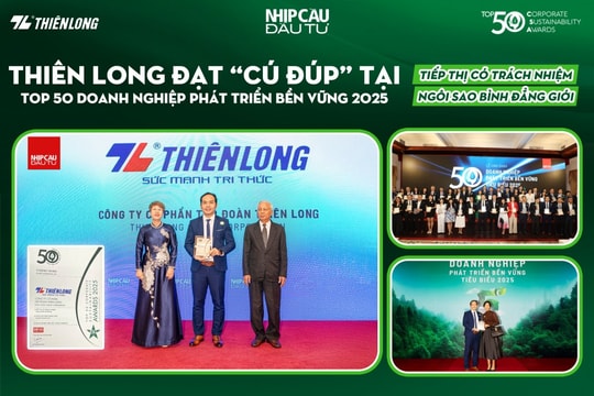 Thiên Long - Top 50 doanh nghiệp phát triển bền vững 2025