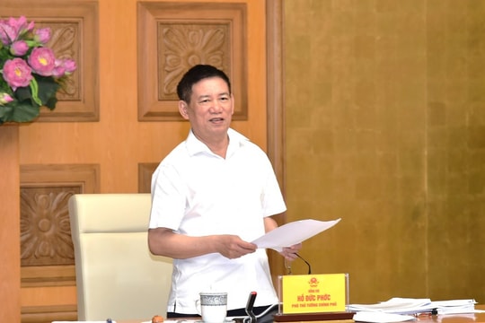 Phó Thủ tướng Hồ Đức Phớc: Hoàn thiện dự thảo 3 Nghị định quy định chi tiết Luật 68/2025/QH15, trình Chính phủ trước 25/7
