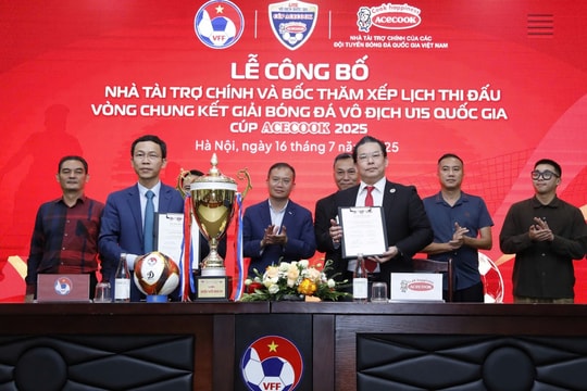 Acecook Việt Nam tiếp tục đồng hành cùng Vòng chung kết U15 Quốc gia - Cúp Acecook 2025