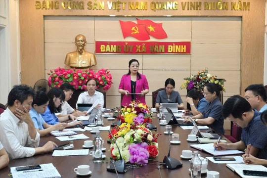 Xã Vân Đình góp ý vào dự thảo nghị quyết về quản lý đất đai