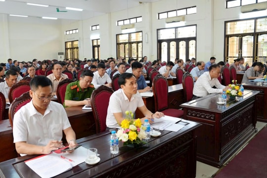 Đảng ủy xã Đan Phượng triển khai nhiệm vụ 6 tháng cuối năm