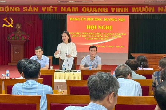 Phường Dương Nội tập trung xử lý nhiều vấn đề “nóng”