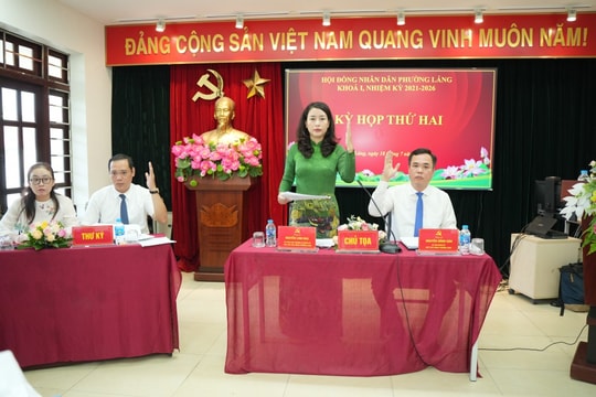 HĐND phường Láng nâng cao năng lực hoạt động vì lợi ích người dân