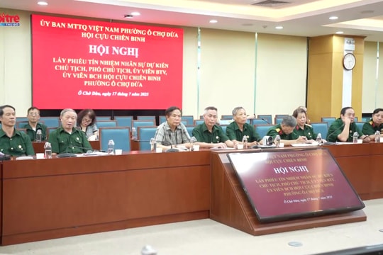 Hội Cựu chiến binh kiện toàn nhân sự, tiếp nối truyền thống
