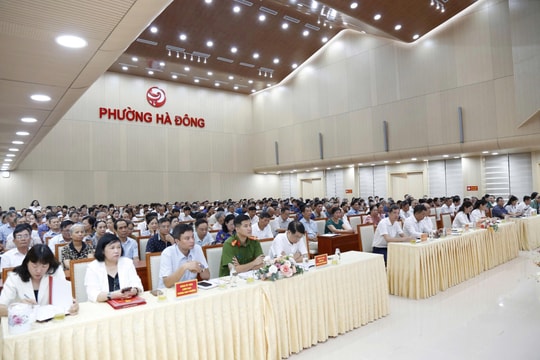 Phường Hà Đông: Kiến nghị tăng điểm phục vụ hành chính công