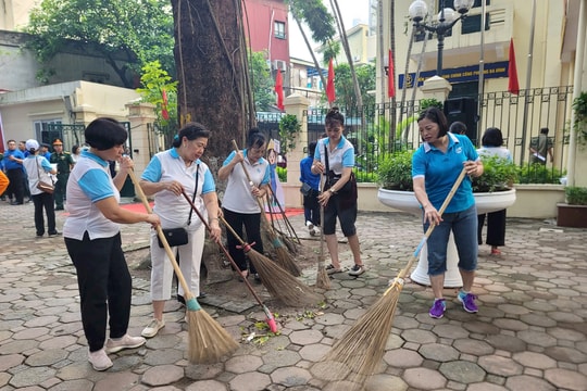 Số hóa công tác vệ sinh môi trường trên địa bàn phường Ba Đình