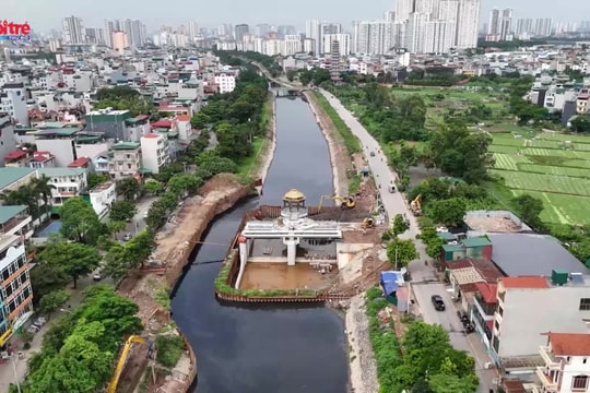 Hồi sinh dòng sông, trả lại màu xanh cho Hà Nội