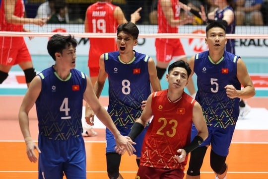 Tuyển bóng chuyền nam Việt Nam đánh bại Thái Lan, mở rộng cánh cửa giành huy chương