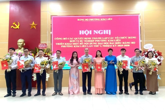 Phường Kim Liên: Chuẩn bị kỹ lưỡng cho Đại hội đại biểu Đảng bộ lần thứ I