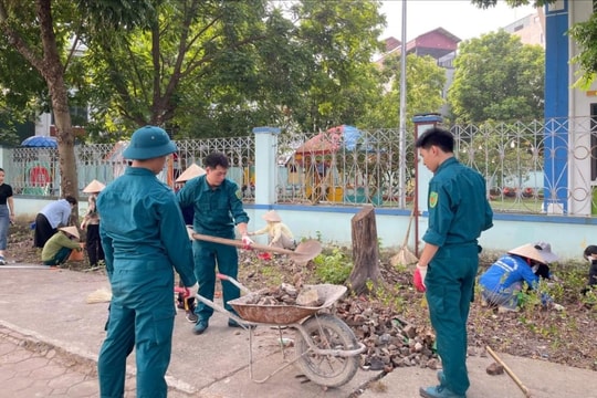 Phường Tây Tựu bảo đảm trật tự đô thị, vệ sinh môi trường