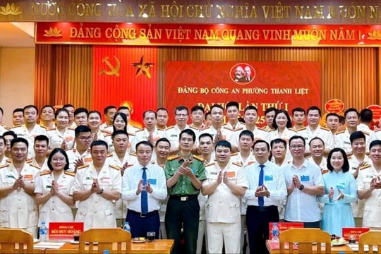 Đồng chí Nguyễn Hoài Sơn giữ chức vụ Bí thư Đảng bộ Công an phường Thanh Liệt