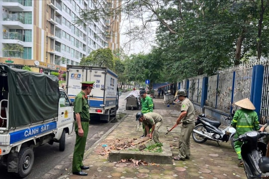 Phường Yên Hòa phát động đợt cao điểm chỉnh trang đô thị