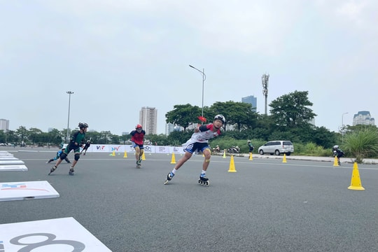 Gần 150 vận động viên tranh tài tại Giải Roller Sports Hà Nội mở rộng năm 2025